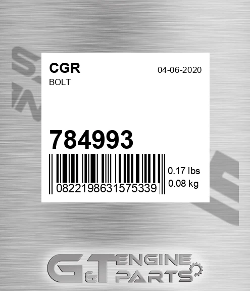 784993 Bolt