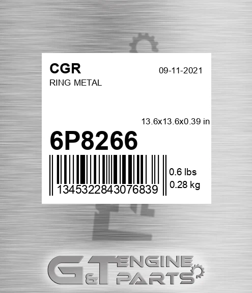 6P8266 CGR Ring Metal