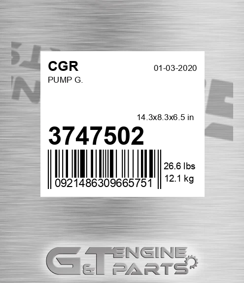 3747502 Pump G.