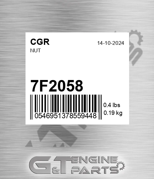 7F2058 Nut