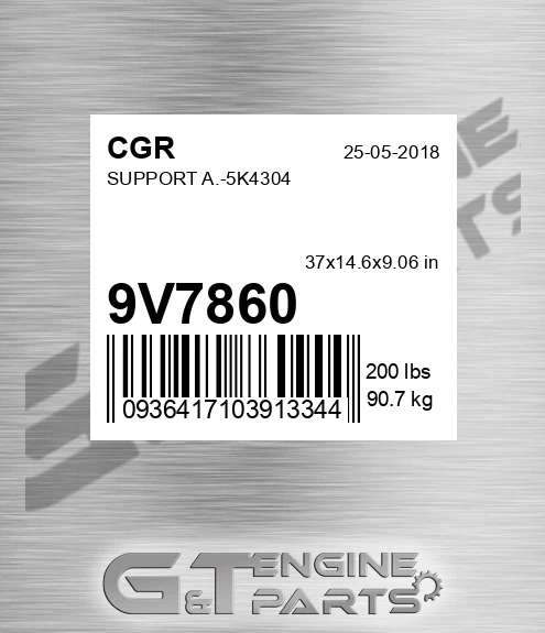 9V7860 CGR Support A.-5k4304