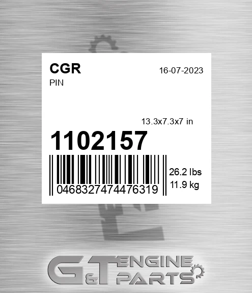 1102157 CGR Pin