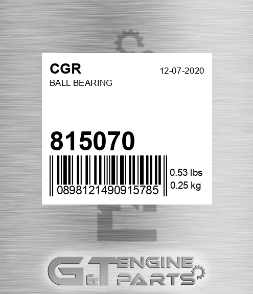 815070 CGR Ball Bearing