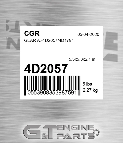 4D2057 CGR Gear A.-/4d1794