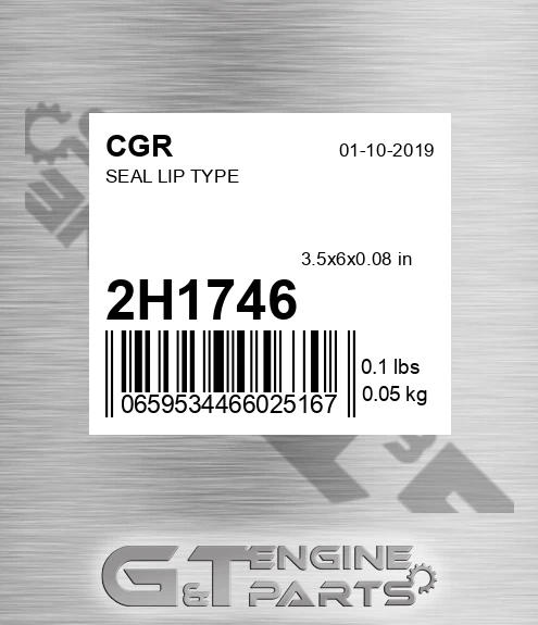 2H1746 Seal Lip Type