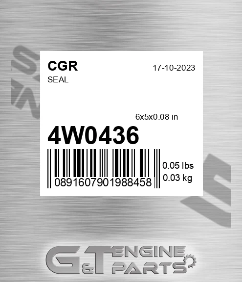4W0436 CGR Seal
