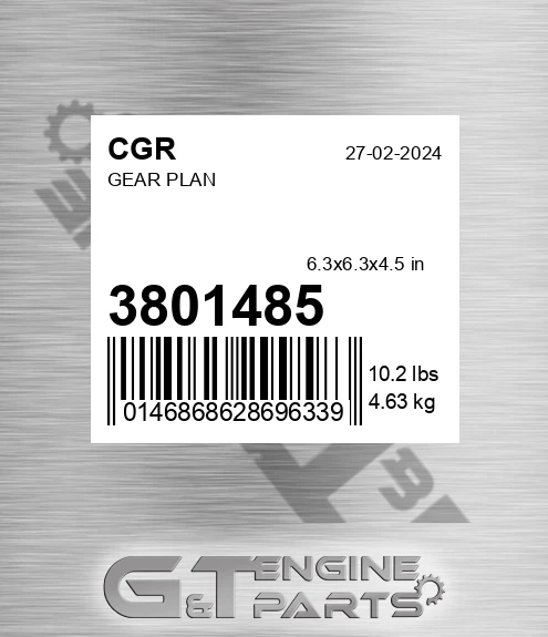 3801485 Gear Plan