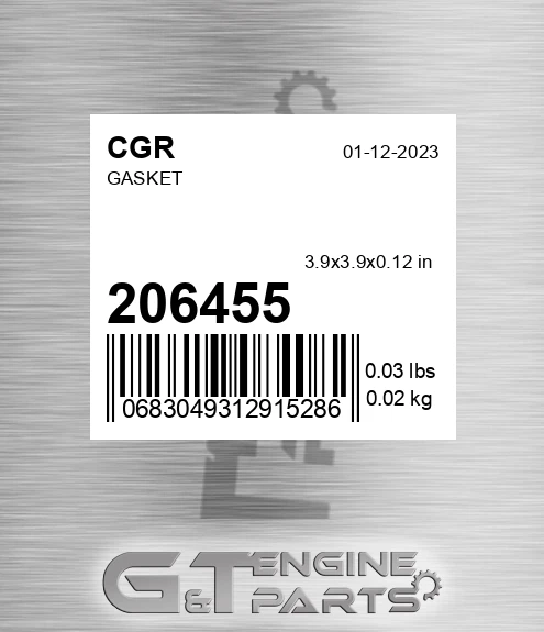 206455 Gasket