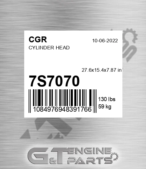 7S7070 CGR Cylinder Head