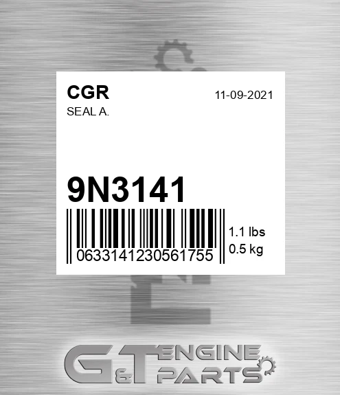 9N3141 CGR Seal A.