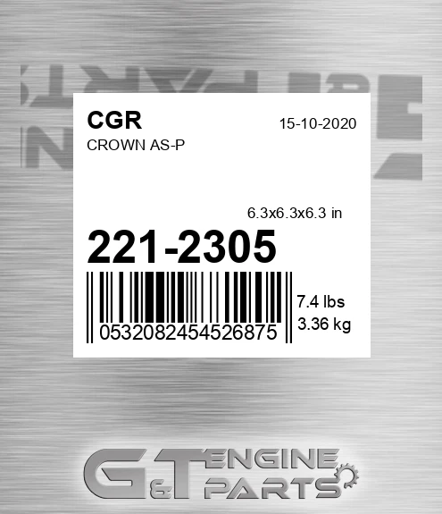 221-2305 CGR Crown As-p
