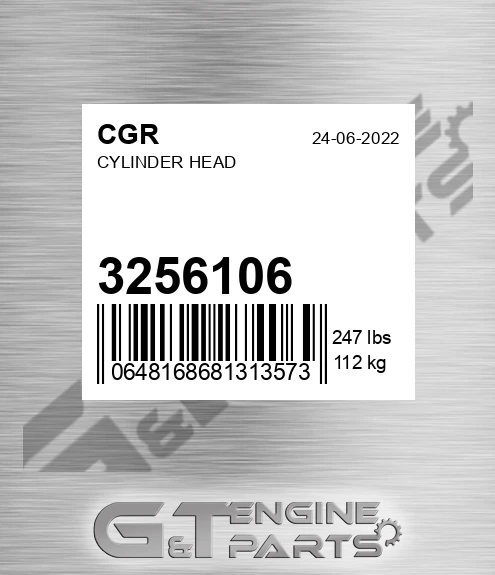 3256106 CGR Cylinder Head