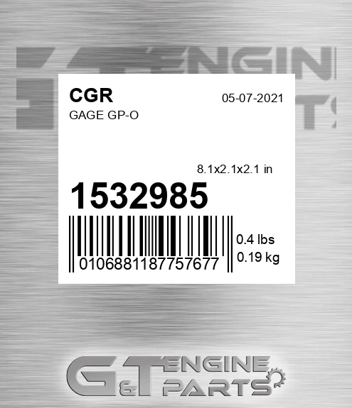 1532985 Gage Gp-o