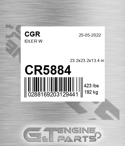 CR5884 CGR Idler W.