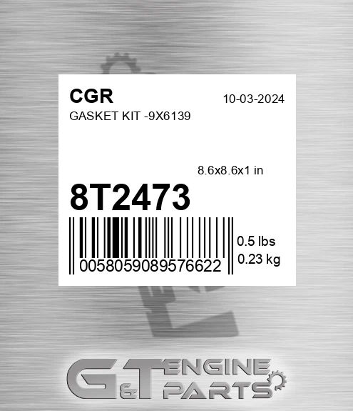 8T2473 Gasket Kit -9x6139