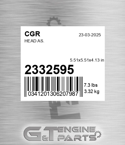 2332595 CGR Head As.