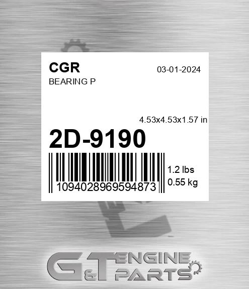 2D-9190 CGR Bearing P