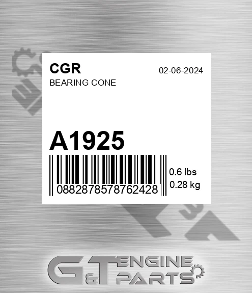 A1925 CGR Bearing Cone