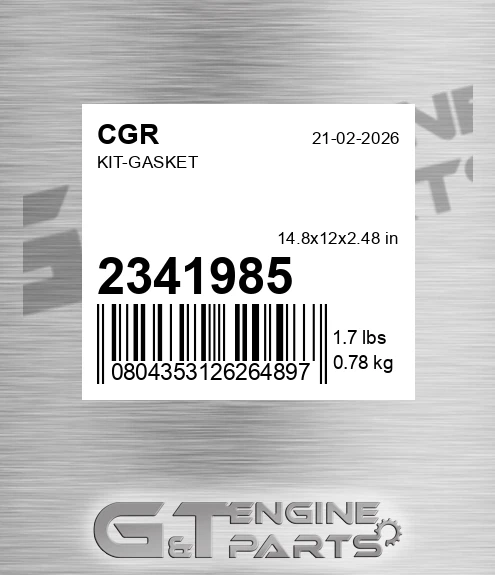 2341985 CGR Kit-gasket