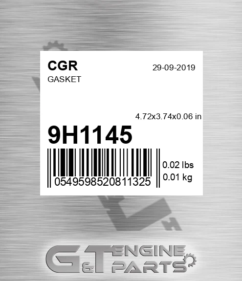 9H1145 Gasket