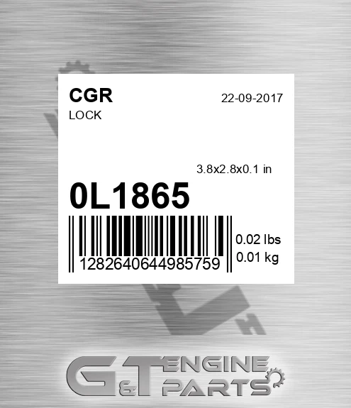 0L1865 Lock