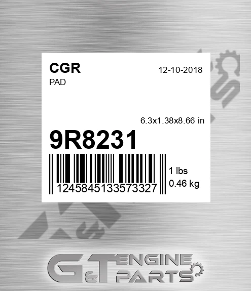 9R8231 CGR Pad