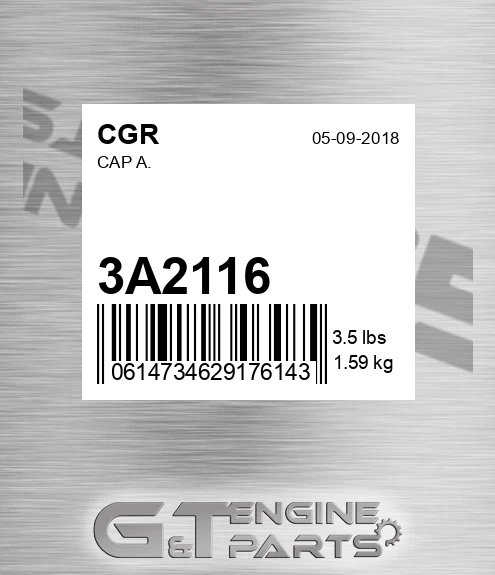 3A2116 CGR Cap A.