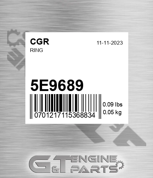 5E9689 CGR Ring