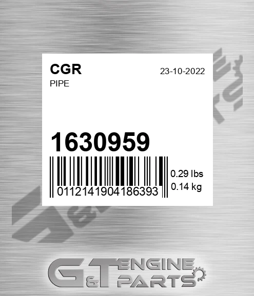 1630959 CGR Pipe