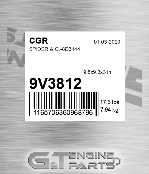 9V3812 CGR Spider & G.-8d3144