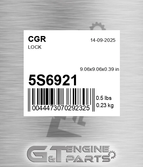 5S6921 CGR Lock
