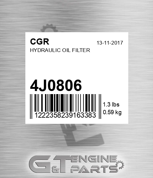 4J0806 Hydraulic Oil Filter