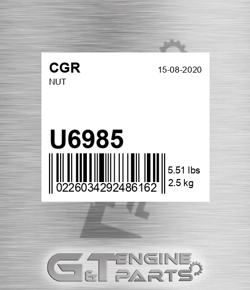 U6985 Nut