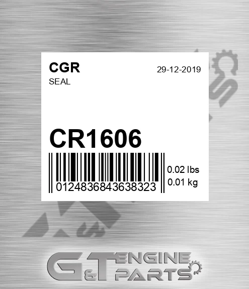 CR1606 Seal