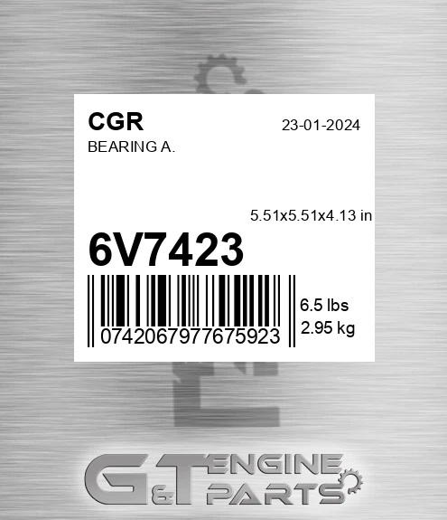 6V7423 CGR Bearing A.