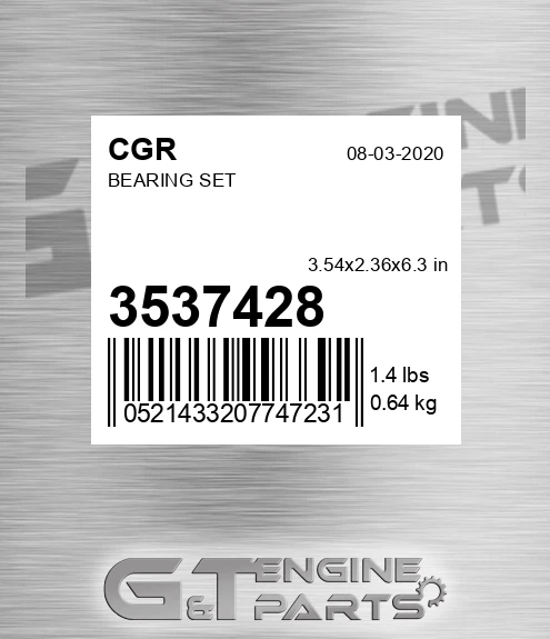 3537428 Bearing Set