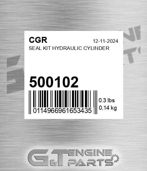 500102 CGR Seal Kit Hydraulic Cylinder
