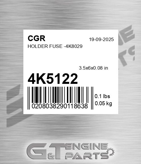 4K5122 CGR Holder Fuse -4k8029