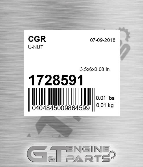1728591 U-nut