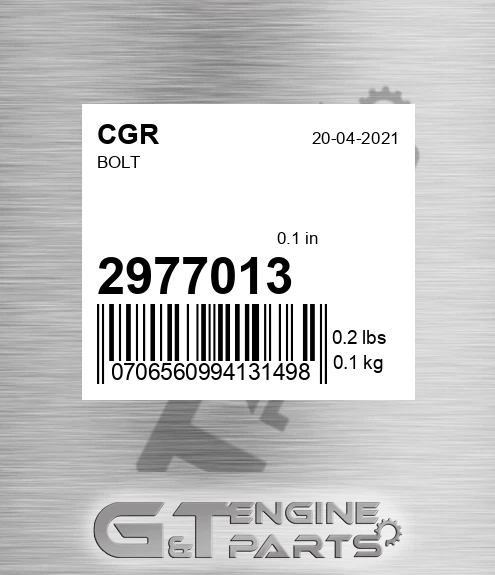 2977013 Bolt