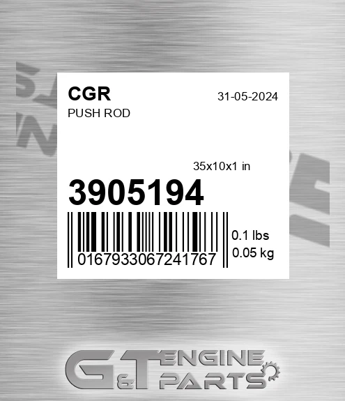 3905194 CGR Push Rod