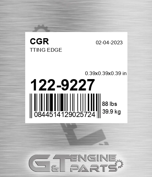 122-9227 Tting Edge for CGR