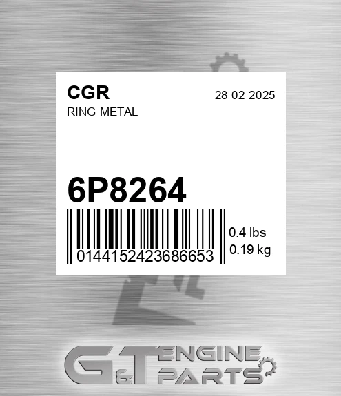 6P8264 CGR Ring Metal