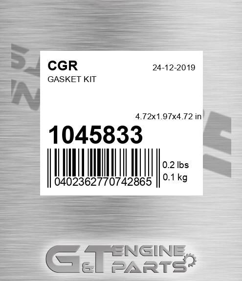 1045833 CGR Gasket Kit