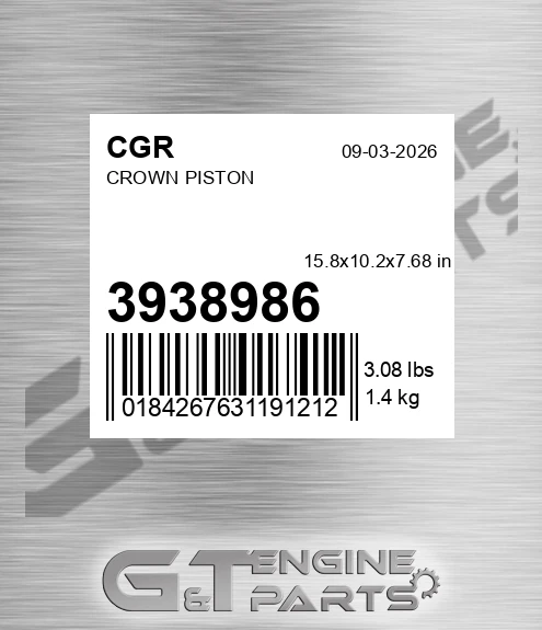 3938986 Crown Piston