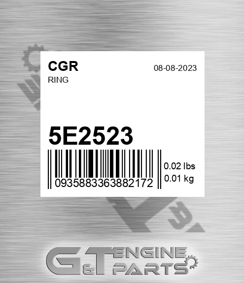 5E2523 CGR Ring