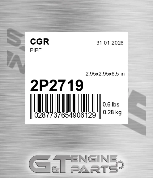 2P2719 CGR Pipe