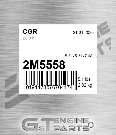 2M5558 CGR Body