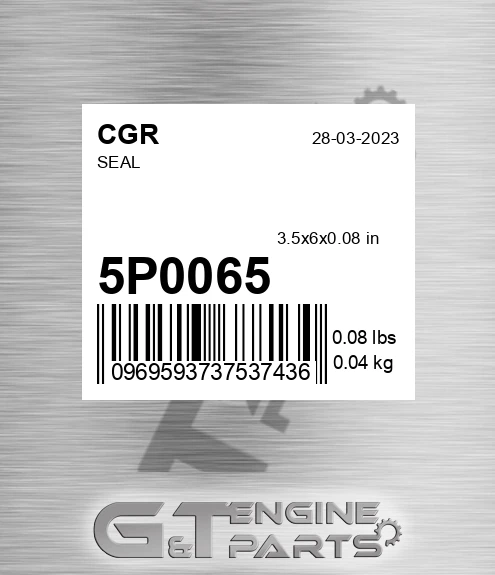 5P0065 CGR Seal