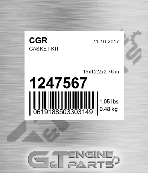 1247567 Gasket Kit